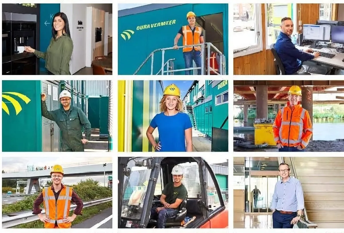 Dura Vermeer professionals tijdens een AI-trainingssessie