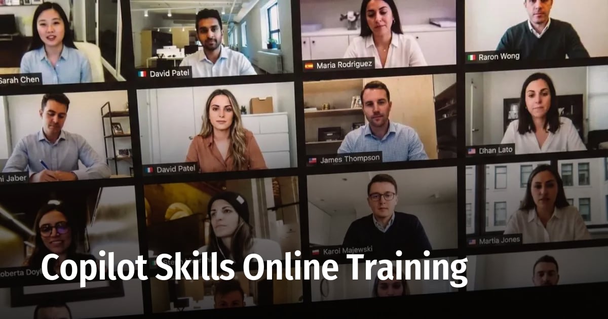 Copilot Skills Online Training voor grote groepen